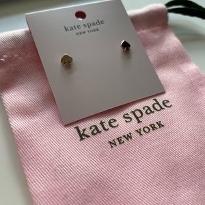 kate spade rose gold studs